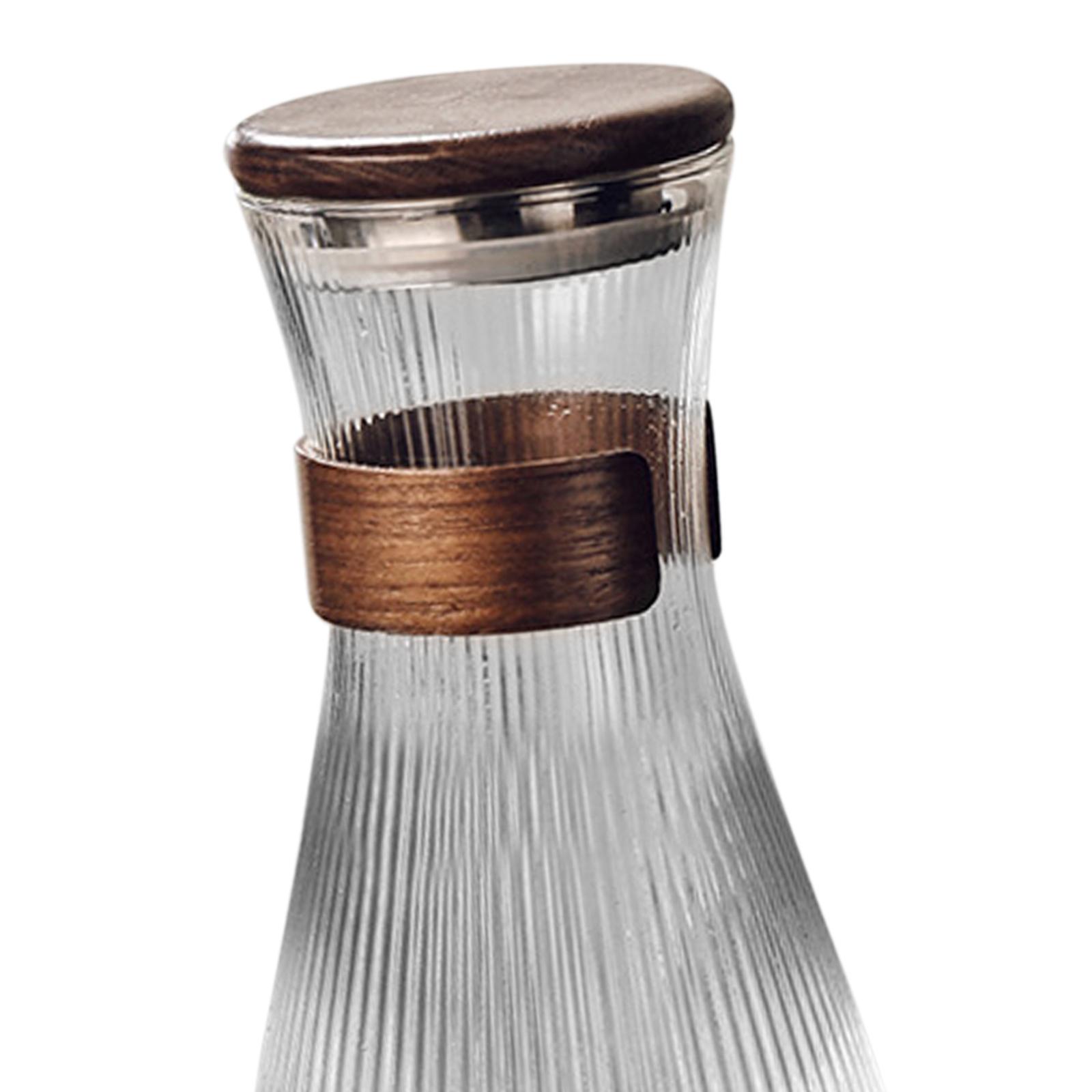 Barista Milk Jug - Carafe en verre chaud/froid avec couvercle