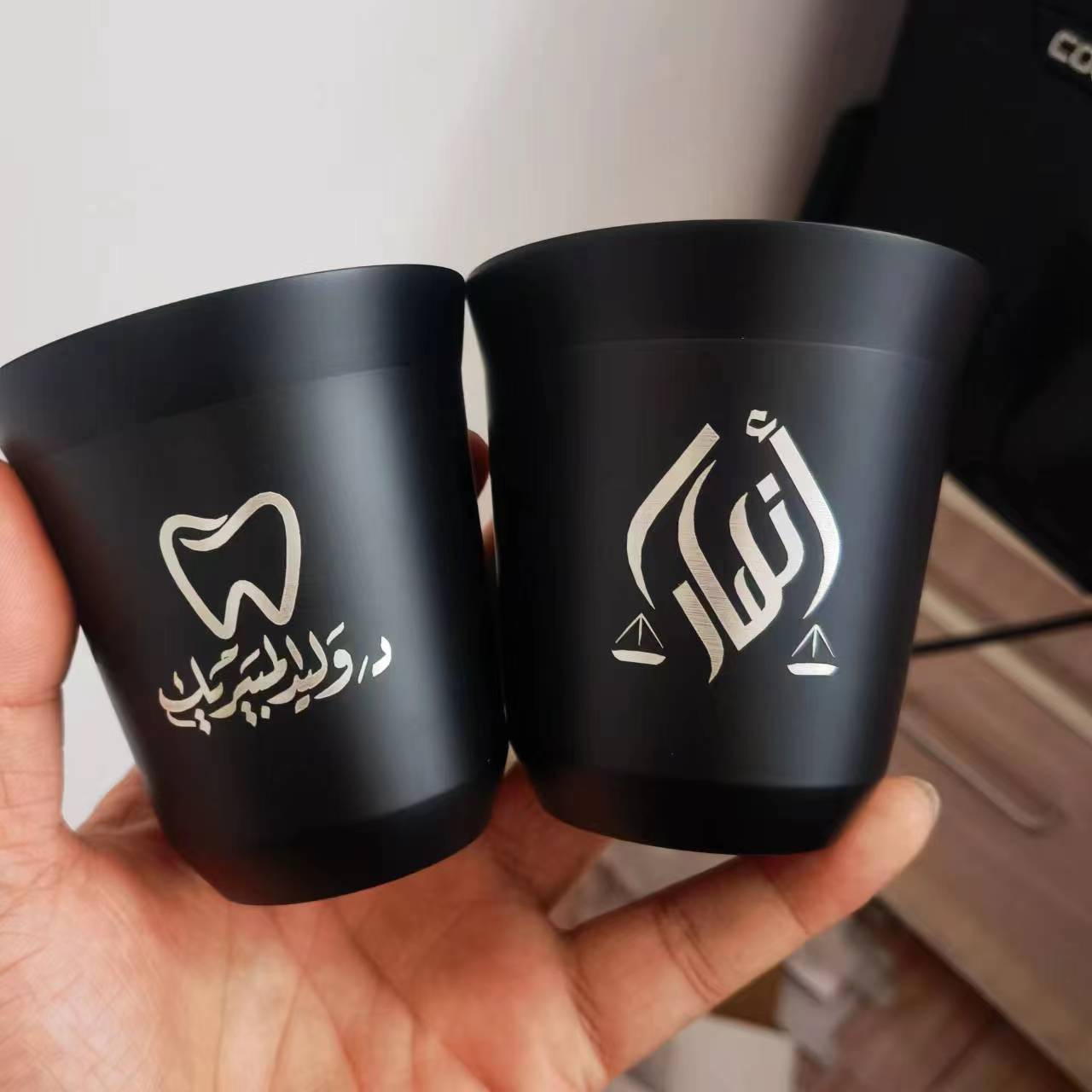 Coffee Tea Name - Tasses à expresso en acier inoxydable