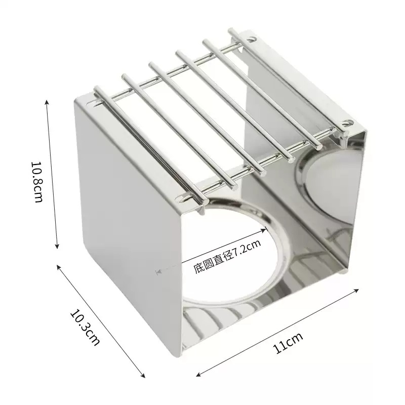 Moka Pot Stove - Support carré en acier inoxydable pour