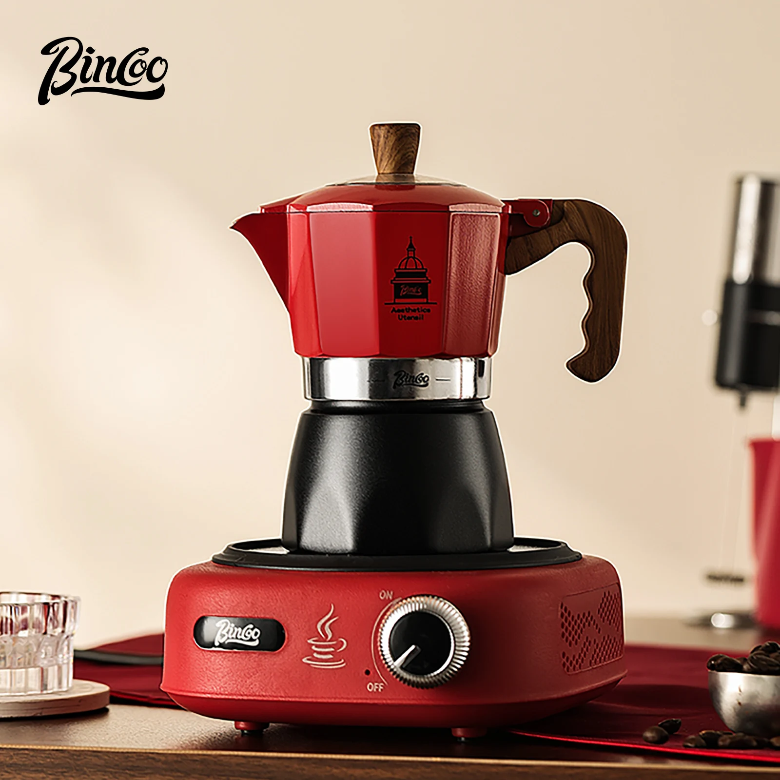 Bincoo Double Valve café Moka  - Moka Pot Stove avis et prix
