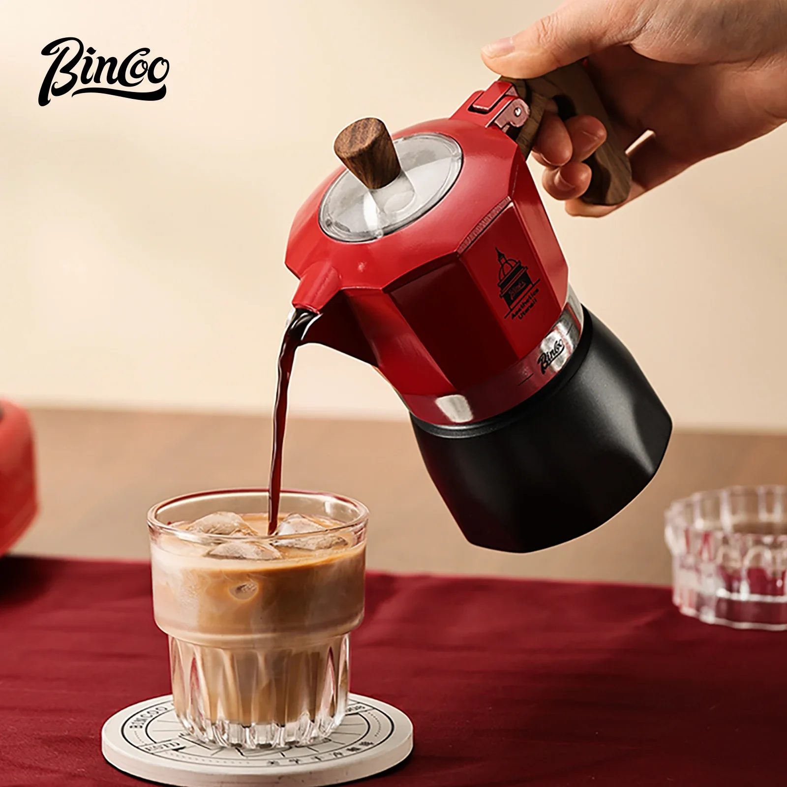Bincoo Double Valve café Moka  - Moka Pot Stove avis et prix