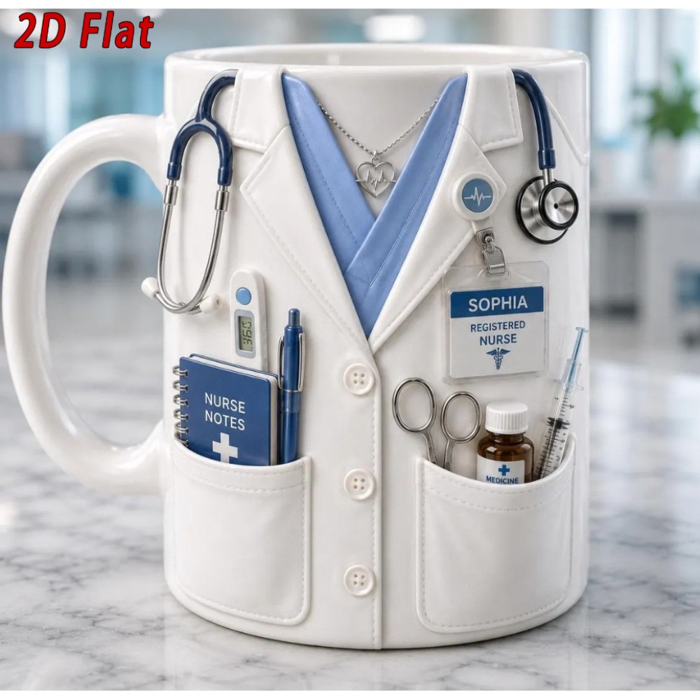 Mug infirmière personnalisé av - Coffee Tea Name avis et prix