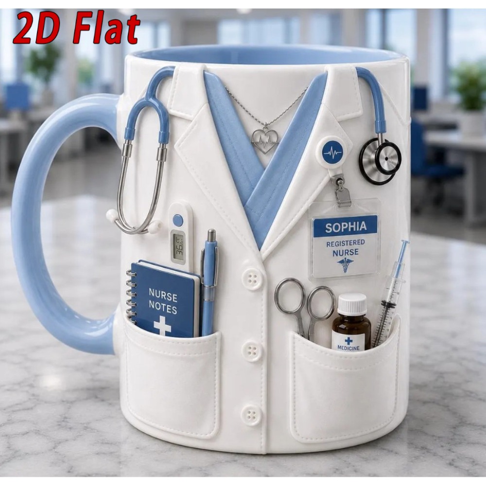 Mug infirmière personnalisé av - Coffee Tea Name avis et prix