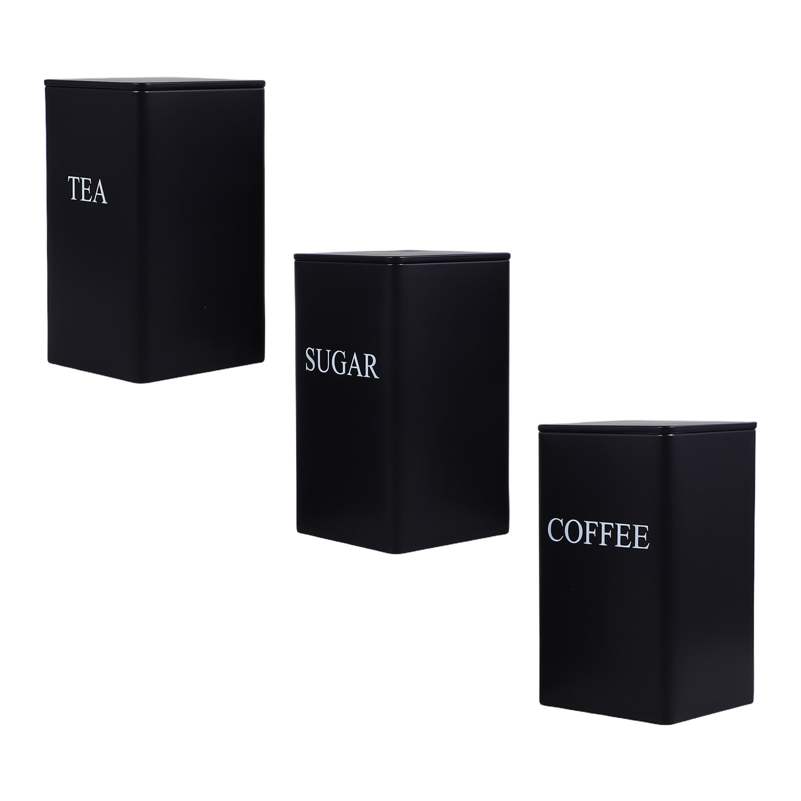 Ensemble de 3 boîtes de rangem - Coffee Tea And Sugar Set avis et prix