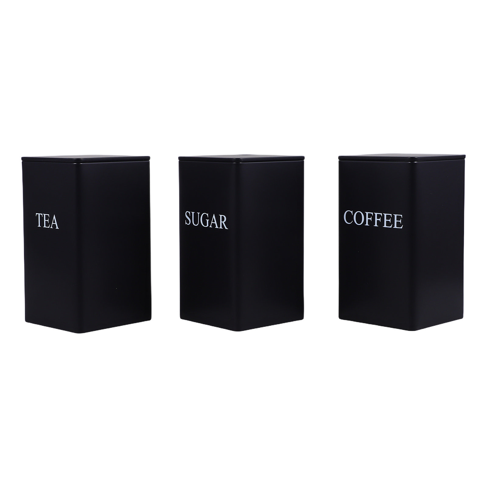 Ensemble de 3 boîtes de rangem - Coffee Tea And Sugar Set avis et prix