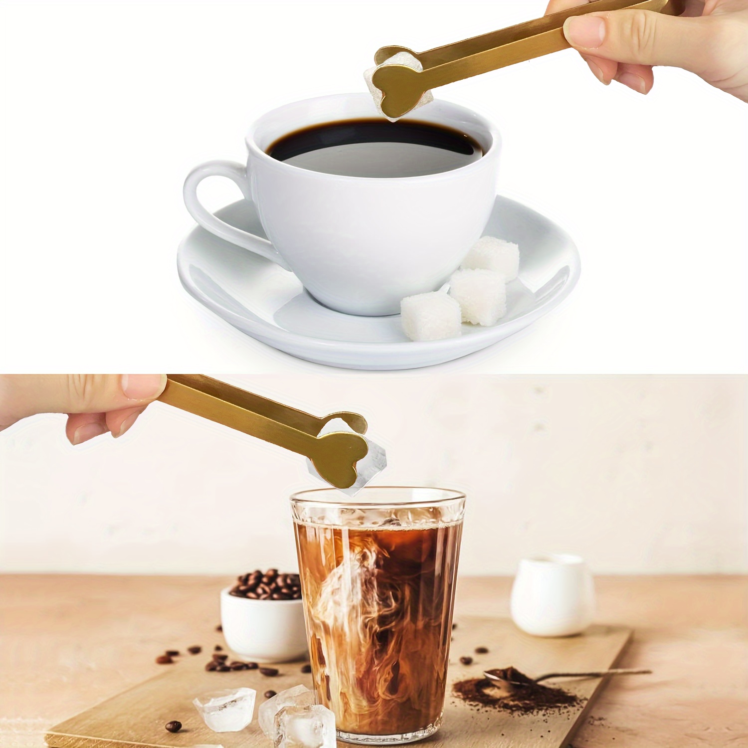5 pinces miniatures en acier i - Coffee Tea Sugar avis et prix