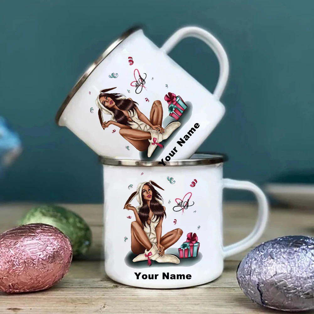 Tasse en émail personnalisée a - Coffee Tea Name avis et prix