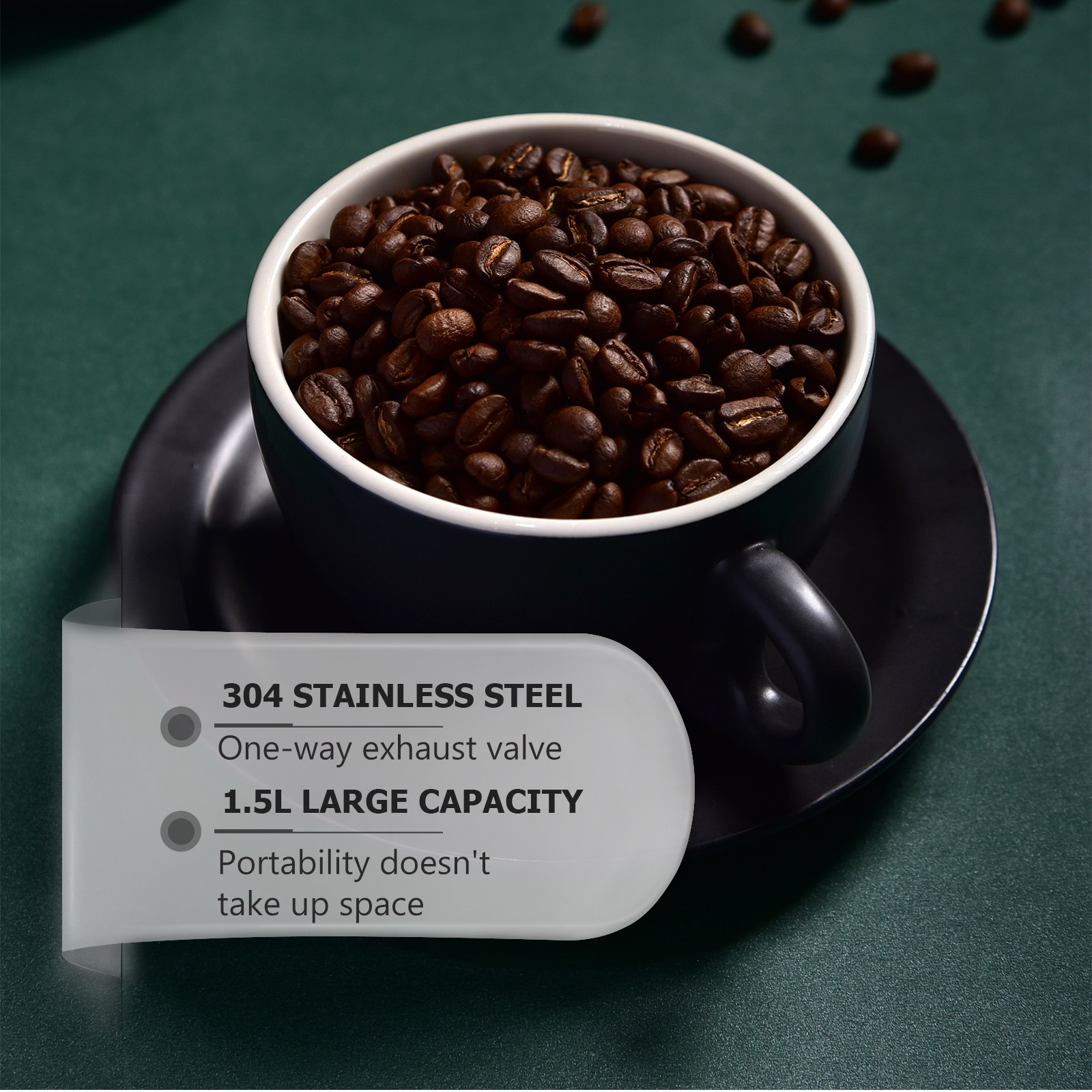1 pièce, récipient de stockage - Coffee Tea Sugar avis et prix