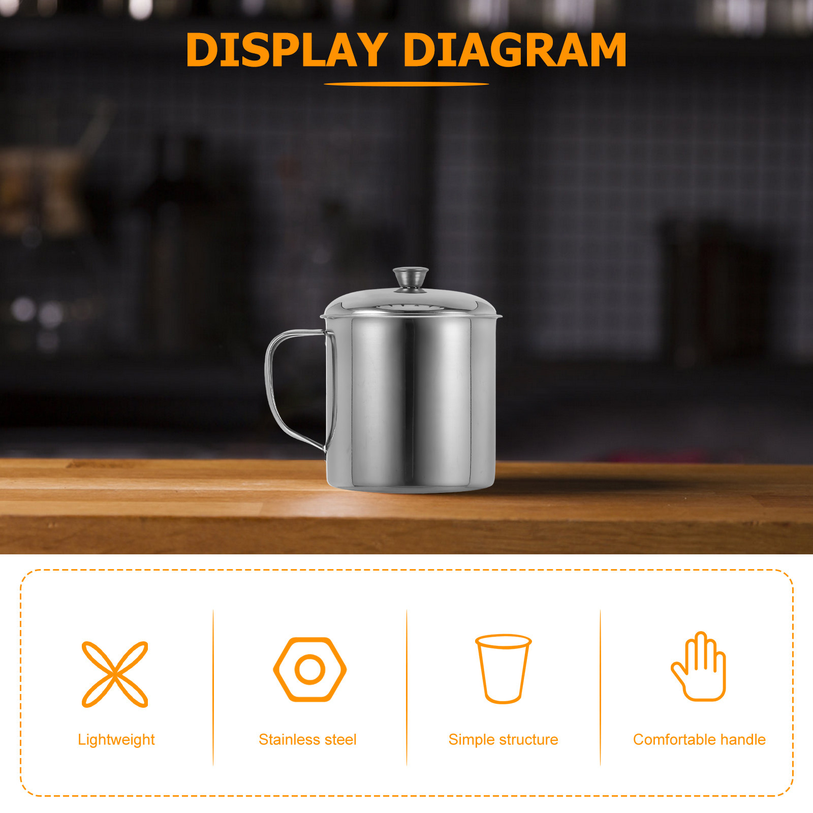 Tasse en acier inoxydable avec - Coffee Tea & Espresso Appliances avis et prix