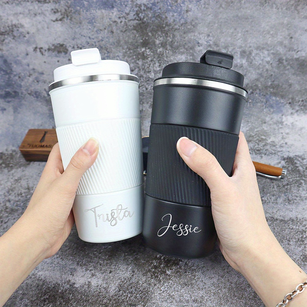 Mug de voyage en acier inoxyda - Coffee Tea Name avis et prix