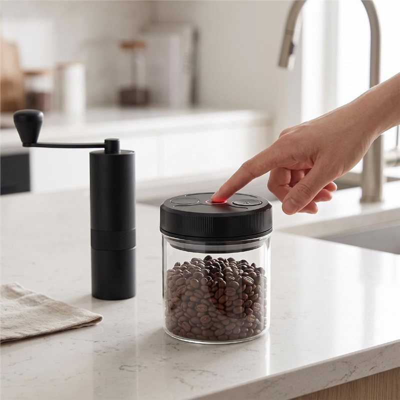 Boîte à café sous vide automat - Coffee Tea Sugar avis et prix