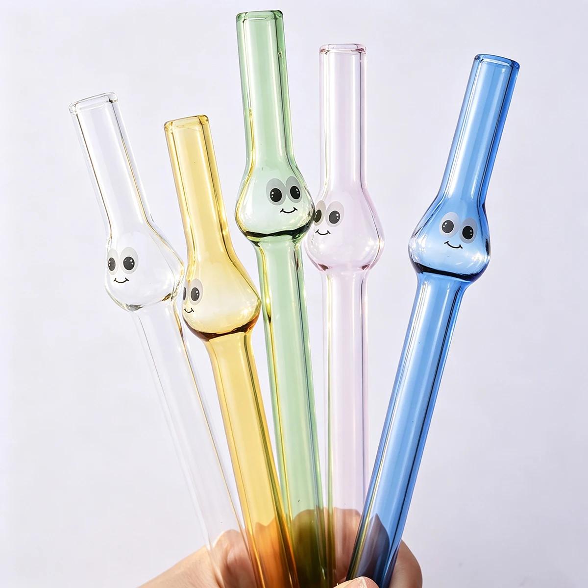 4pcs Wide 12mm Glass Straw Set - Coffee Tea And Sugar Set avis et prix