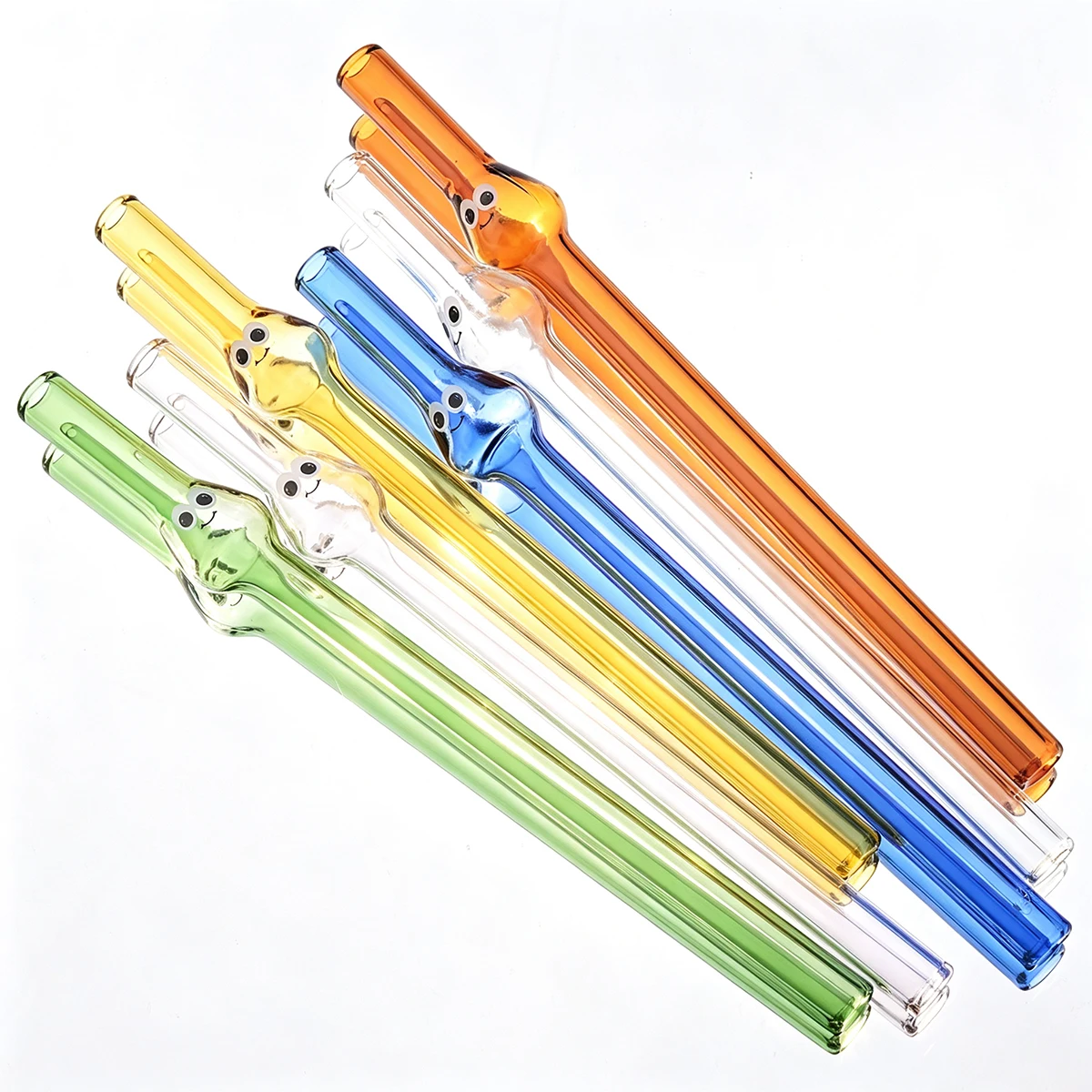 4pcs Wide 12mm Glass Straw Set - Coffee Tea And Sugar Set avis et prix